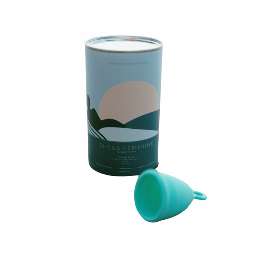 Oshun Blue Ultra-Soft Menstrual Cup (size A)